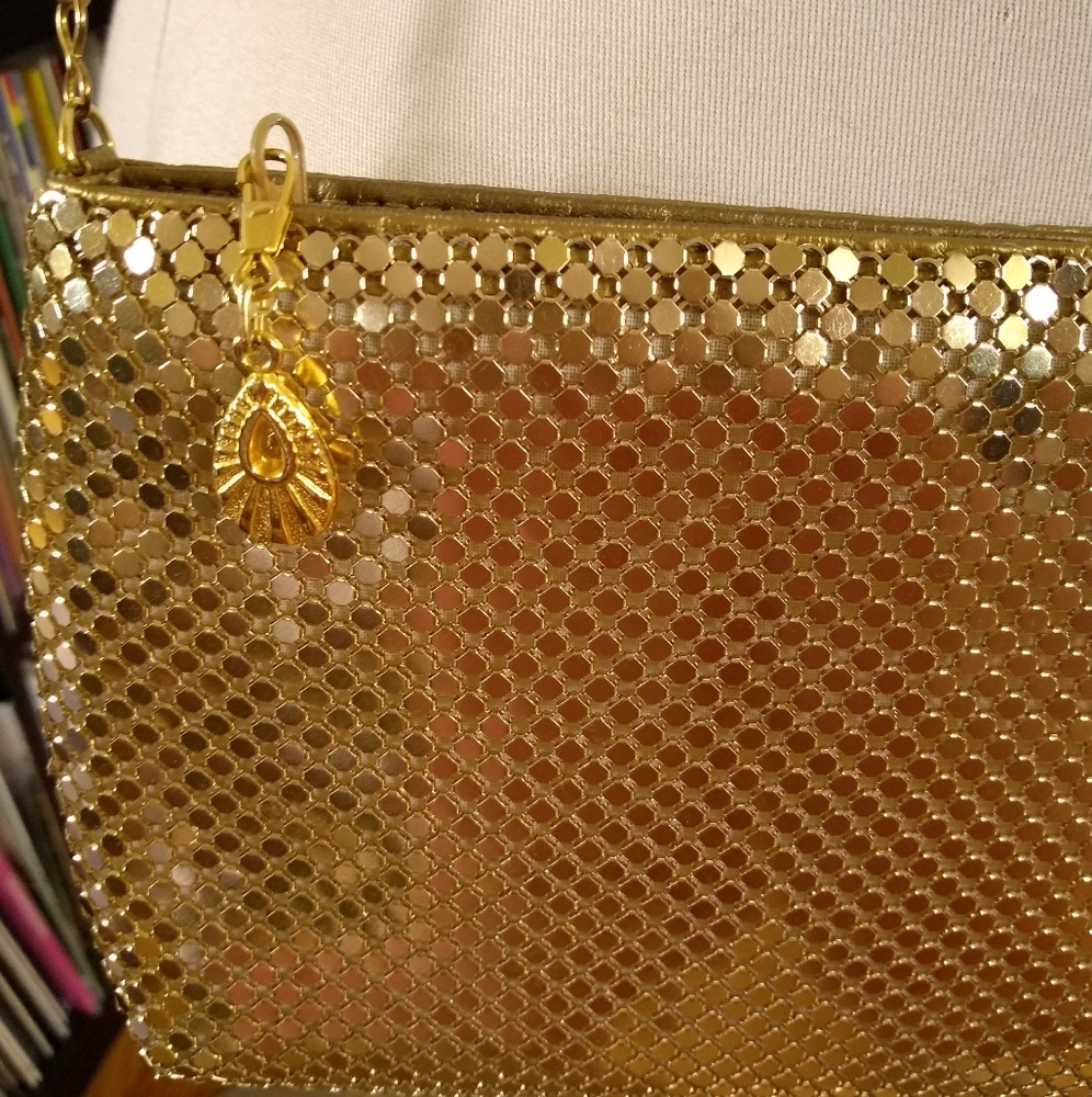 Gold Mesh Handbag